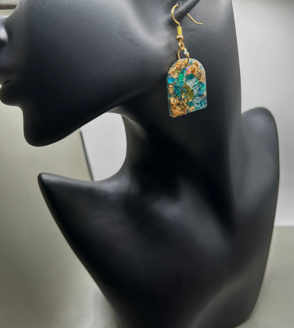 Ocean Treasure Arch Earrings