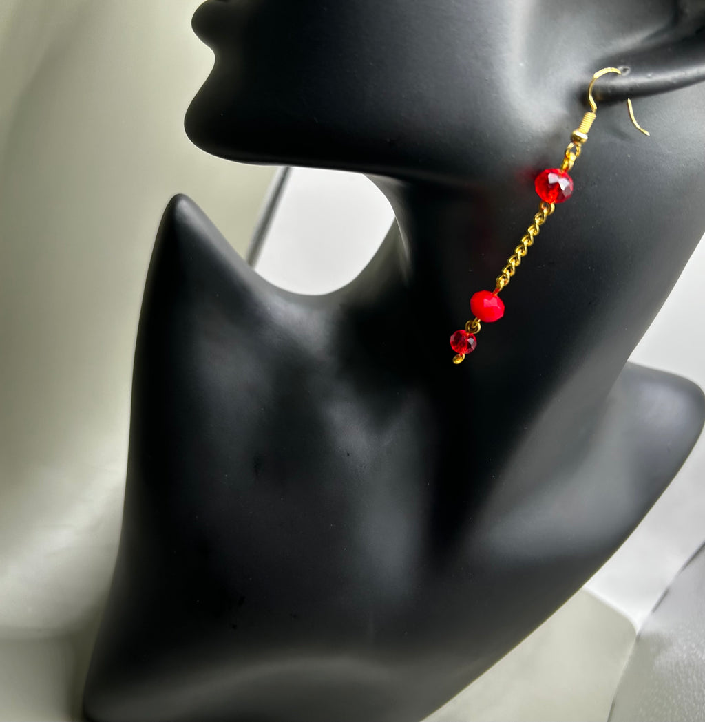Ruby Cascade Chain Drop