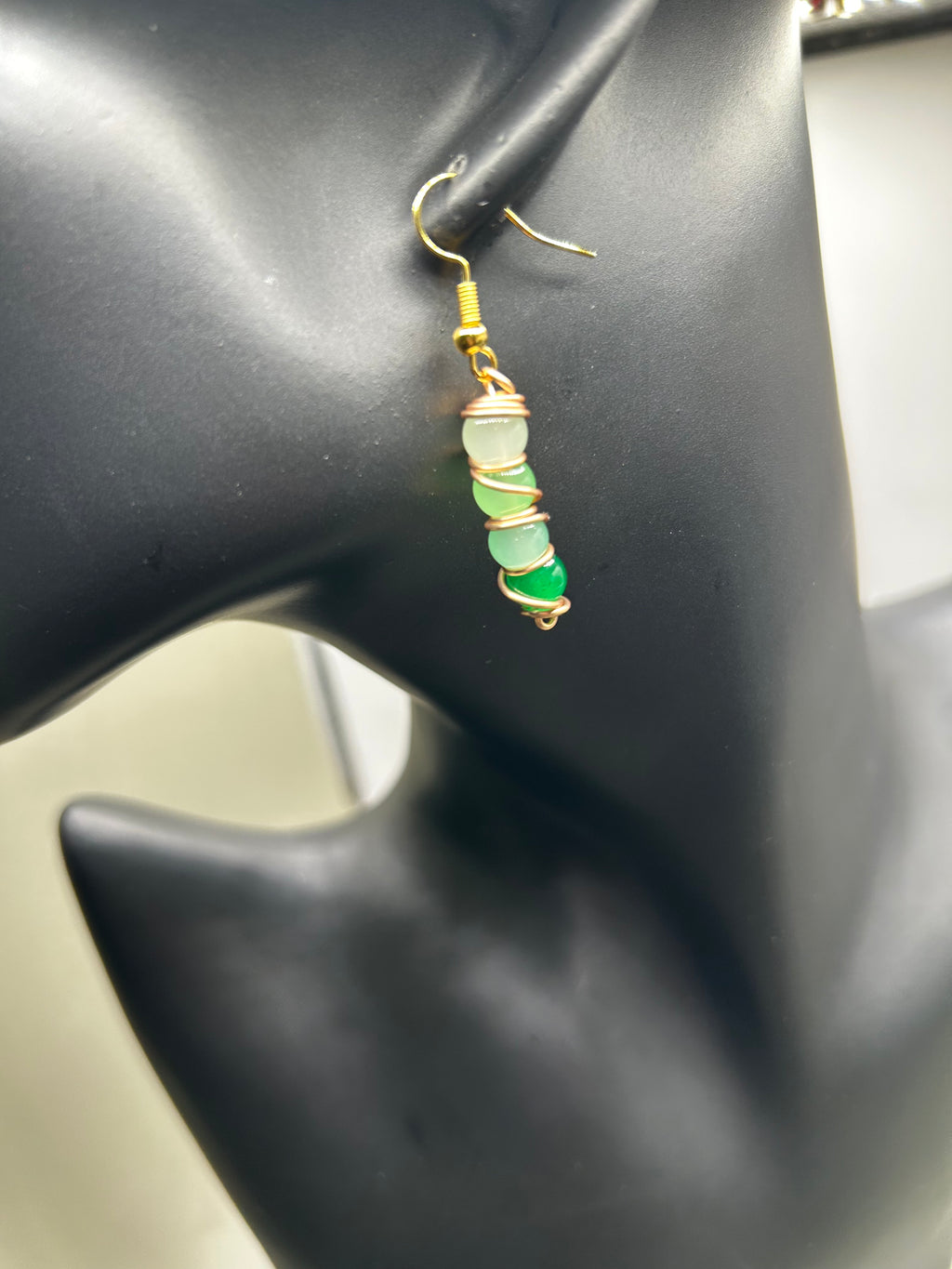 Wire-Wrapped Gemstone-Inspired Drop