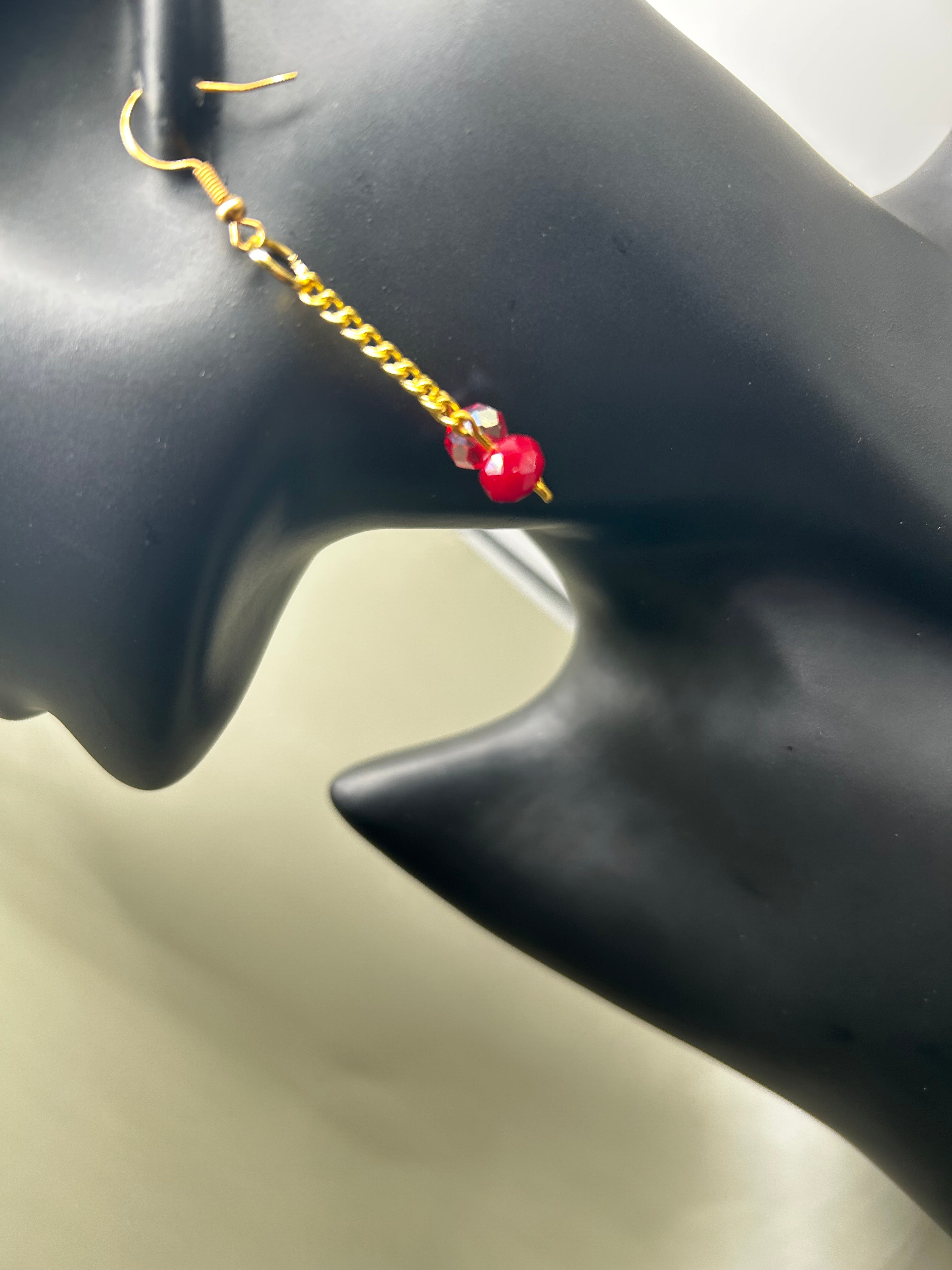 Ruby Duo Chain Drop