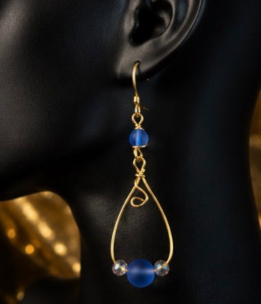 Midnight Sapphire Teardrop