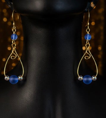 Midnight Sapphire Teardrop