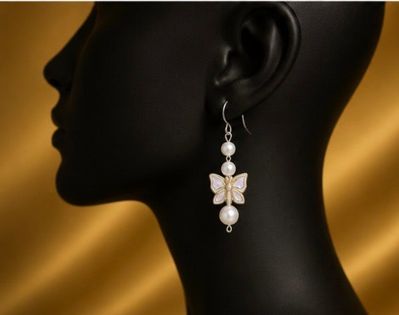 Moonlit Pearl Butterfly Set